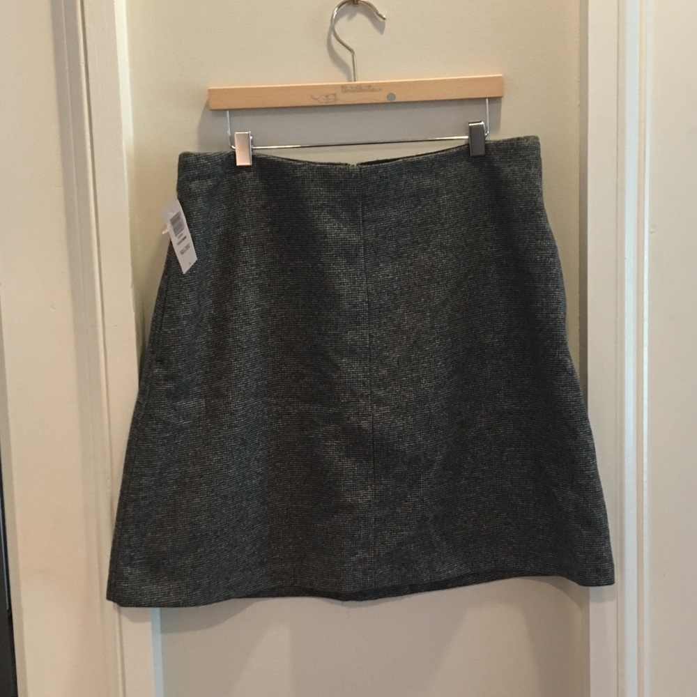 Wilfred Gray Tweed Soft Pencil Skirt